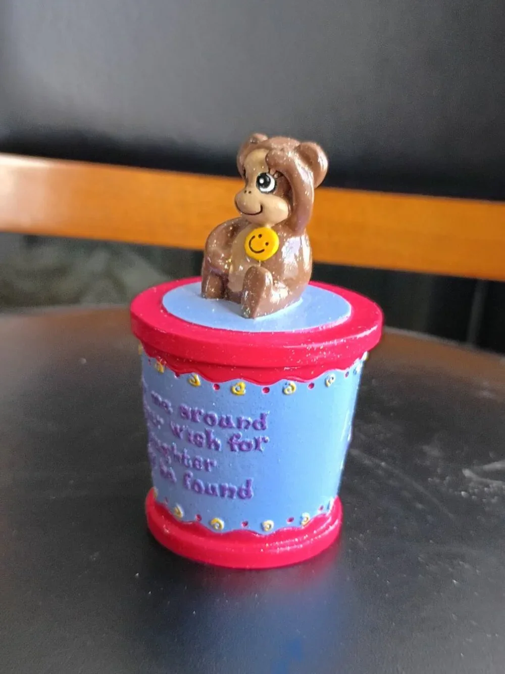 Claire’s Wish Friend Trinket Box — Monkey, VTG 2003